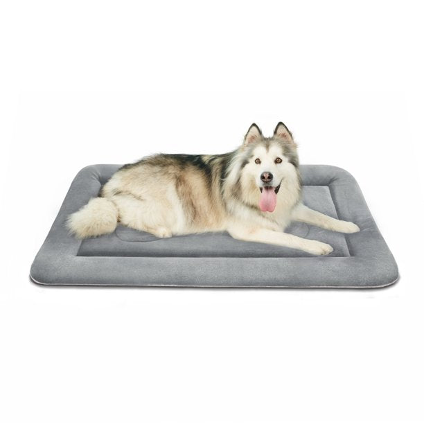 JoicyCo Large Dog Bed Large Crate Mat 47 in Anti-Slip Washable Soft Mattress Kennel Pads