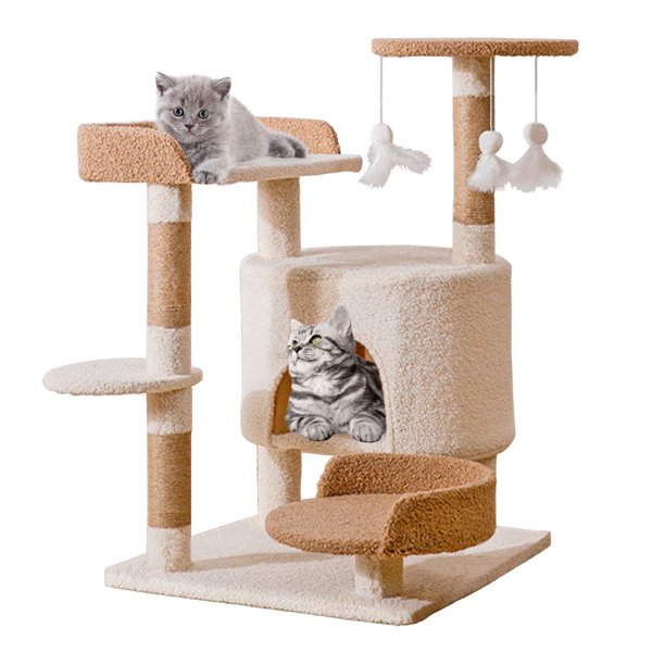 Walchoice Cat Tree Cat Tower for Indoor Cats, Multi-Level Cat Furniture Condo