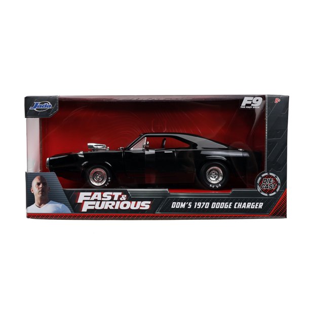 Fast & Furious 1:24 1970 Dom's Dodge Charger Die-cast Car Play Vehicles