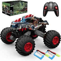 Remote Control Monster Truck Toys for Boys 3-6 Years RC Dinosaur Cars 1:16 Off Road 20+MPH 4WD Car Birthday Christmas Gifts